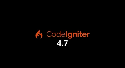 Image de l'articleCodeIgniter 4.7.0 est disponible : PHP 8.2 et performances boostées au programme